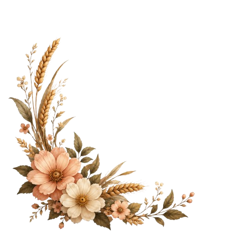 Decorative floral left