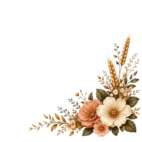 Decorative floral right